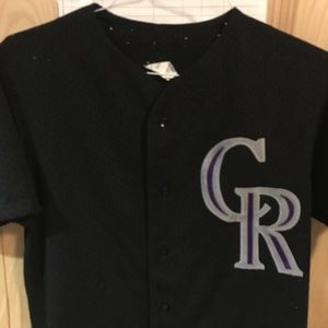 Majestic Colorado Rockies Jersey Size. M